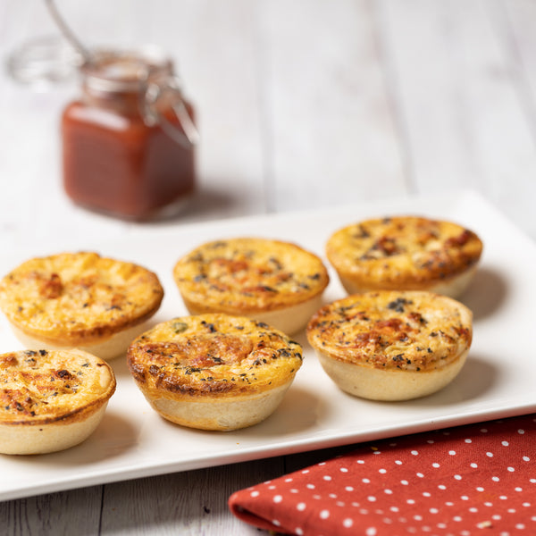 Party Sundried Tomato & Feta Quiche (vegetarian) Ivan's Pies